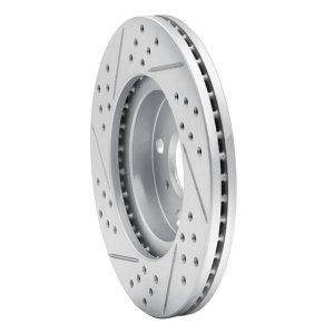 Scion Xb Brake Rotor (1) - Front Right - DFC - Geoperformance Rotor - Drilled and Slotted - `04-`06