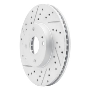 Mazda 2 Brake Rotor (1) - Front Left - DFC - Geoperformance Rotors - Drilled & Slotted - `16-`25