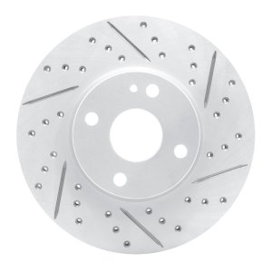 Mazda 2 Brake Rotor (1) - Front Right - DFC - Geoperformance Rotors - Drill & Slot - `16-`25