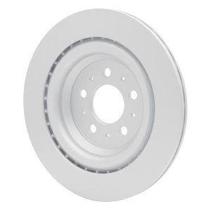 Tesla Model Y Brake Rotor (1) - Rear - DFC - Plain Geomet Coated - `17-`25