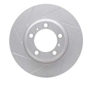 Porsche Panamera Brake Rotor (1) - Right Rear - DFC - Geomet Coated Rotors - Slotted - `10-`20