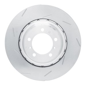 Porsche Panamera Brake Rotor (1) - Left Rear - DFC - Slotted Hi-Carbon Alloy Geomet Coated - `17-`21