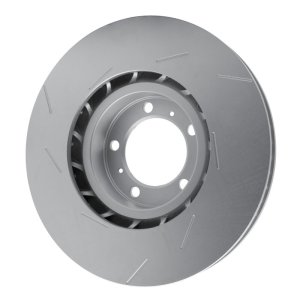 Porsche Panamera Brake Rotor (1) - Right Front - DFC - Slotted Hi-Carbon Alloy Geomet Coated - `10-`23