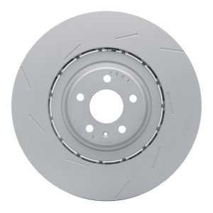 Porsche Macan Brake Rotor (1) - Left Front - DFC - Slotted Hi-Carbon Alloy Geomet Coated - `17-`18