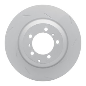 Porsche Panamera Brake Rotor (1) - Rear - DFC - Slotted, Hi-Carbon Alloy, Geomet Coated - `18-`23