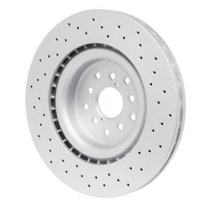 Subaru WRX STI Brake Rotor (1) - Front - DFC - Geomet Coated Rotors - Drilled - `18-`25 Subaru WRX STI Brake Rotor (1) - Front - DFC - Geomet Coated Rotors - Drilled - `18-`25