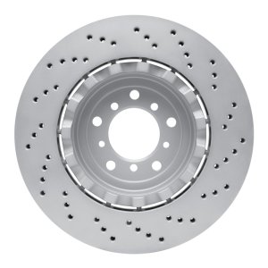 BMW Z4 Brake Rotor (1) - Front - DFC - Drilled Hi-Carbon Alloy Geomet Coated - `06-`08