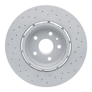 Saab 9-5 Brake Rotor (1) - Front - DFC - Drilled + Geomet Coated - 2011