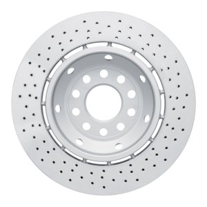 Audi RS6 Brake Rotor (1) - Right Rear - DFC - Hi-Carbon Alloy, Drilled, Geomet Coated - `03-`04 Audi RS6 Brake Rotor (1) - Right Rear - DFC - Hi-Carbon Alloy, Drilled, Geomet Coated - `03-`04