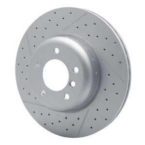 BMW 135IS Brake Rotor (1) - Front - DFC - Dimp & Slot - 2013