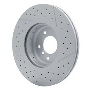 BMW 135IS Brake Rotor (1) - Front - DFC - Dimp & Slot - 2013