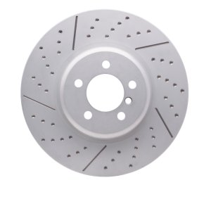 BMW ActiveHybrid 3 Brake Rotor (1) - Front - DFC - Hi-Carbon Alloy Geomet Coated - Dimpled and Slotted - `13-`20 BMW ActiveHybrid 3 Brake Rotor (1) - Front - DFC - Hi-Carbon Alloy Geomet Coated - Dimpled and Slotted - `13-`20