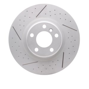 BMW 230i Brake Rotor (1) - Rear - DFC - Dimpled & Slotted Hi-Carbon Alloy Geomet - `12-`20