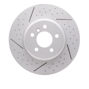 BMW 230i Brake Rotor (1) - Rear - DFC - Dimpled & Slotted Hi-Carbon Alloy Geomet - `13-`21