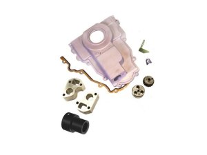 Acura TLX Brake Kit - Front - DFC - Carbon Coated Rotors + Optimum OE Pads - `21-`25