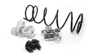 Ford Explorer Sport Trac Brake Kit - Front - DFC - Plain Rotors + Ceramic Pads - Carbon Coated - `01-`05