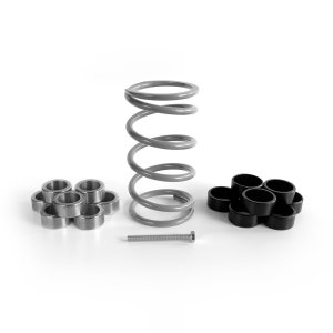 Toyota Solara Brake Kit - Front - DFC - Plain Rotors + Ceramic Pads - Carbon Coated - `04-`10