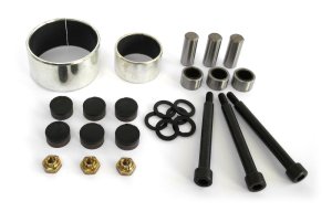 Genesis G80 Brake Pads + Rotors - Front - DFC - Plain Rotors + Ceramic Pads - `18-`20