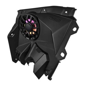 Can-Am X3 Speaker Panel Enclosures - Left + Right - DS18 - CA-X3DS6LDV2 - Black - `17-`23