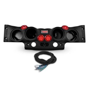 Jeep Wrangler JK Soundbar System - DS18 - Overhead - Black - `07-`18