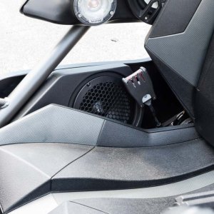 Polaris Slingshot Speaker Enclosures - Side - DS18 - SLG-SP6 - Black - `15-`19