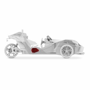 Polaris Slingshot Speaker Enclosures - Side - DS18 - SLG-SP6 - Black - `15-`19