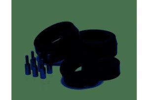 Toyota 4Runner Suspension Lift Kit - Front And Rear - Daystar - 2.5in Lift, High-Density Progressive Polyurethane - Black - `10-`19