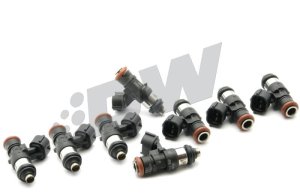 Cadillac CTS Fuel Injector Set - DeatschWerks - Bosch EV14 Universal 40mm/14mm 220lb/hr (Set of 8) - `09-`15