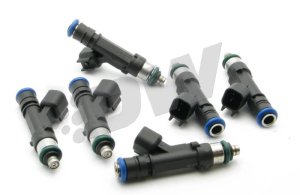 Jeep Wrangler Fuel Injector Set (6 Cyl) - DeatschWerks - 50lb - `99-`06