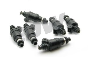 Nissan Skyline GTR Fuel Injector Set (6 Cyl) - DeatschWerks - 800cc Top Feed Low Impedance - `89-`02