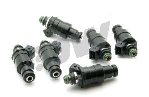 Mitsubishi 3000GT Fuel Injector Set - 6 Cyl - DeatschWerks - 1200cc Low Impedance Top Feed - `90-`01