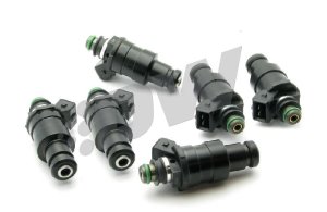Mitsubishi 3000GT Fuel Injector Set - 6 Cyl - DeatschWerks - 1200cc Low Impedance Top Feed - `90-`01