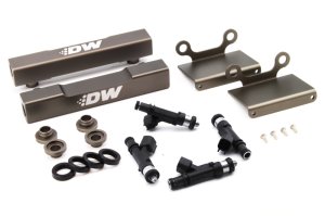 Subaru WRX STI Fuel Rail Upgrade Kits - DeatschWerks - Side Feed to Top Feed Conversion Kit w/ 1000cc Injectors - `04-`06