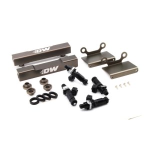 Subaru WRX STI Fuel Rail Conversion Kit - DeatschWerks - Side Feed to Top Feed with 1200cc Injectors - `04-`06