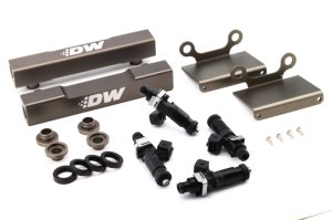 Subaru WRX STI Fuel Rail Conversion Kit - DeatschWerks - Side Feed to Top Feed with 1200cc Injectors - `04-`06