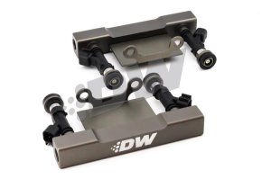 Subaru WRX STI Fuel Rail Conversion Kit - DeatschWerks - Side Feed to Top Feed with 2200cc Injectors - `04-`06