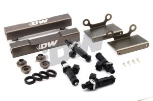 Subaru WRX STI Fuel Rail Conversion Kit - DeatschWerks - Side Feed to Top Feed with 2200cc Injectors - `04-`06