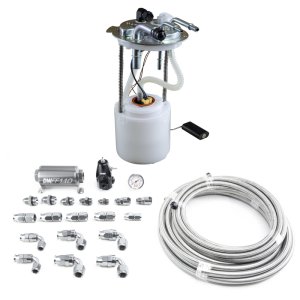 Chevrolet Tahoe Fuel Pump - DeatschWerks - DW400 Pump Module + Return SS PTFE Plumbing Kit - `05-`19 Chevrolet Tahoe Fuel Pump - DeatschWerks - DW400 Pump Module + Return SS PTFE Plumbing Kit - `05-`19