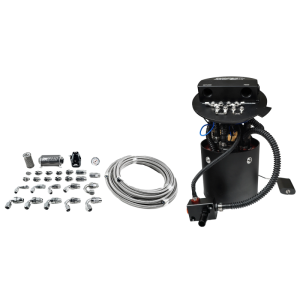 Ford Mustang Fuel Pump Module Kit - DeatschWerks - X3 Series with Triple DW400 Pumps and PTFE Plumbing Kit - `11-`24