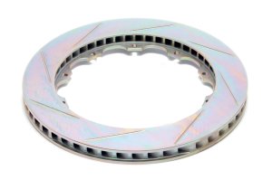BMW M4 Brake Rotors (2) - Front - Dinan - Slotted - Silver - `10-`15 BMW M4 Brake Rotors (2) - Front - Dinan - Slotted - Silver - `10-`15