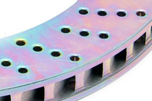 BMW X5 Brake Kit - Front - Dinan - Drilled Rotors + Dinan-spec Brake Pads + Brembo 6-Piston Calipers - Red - `11-`13