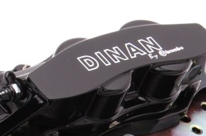 BMW M3 Brake Kit - Rear - Dinan - Drilled Rotors + Dinan-spec Pads - Black - `15-`21