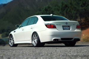 BMW M5 Performance Exhaust - Rear - Dinan - Axle-Back, Cool Tips, Freeflow - Black - `06-`10