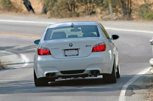 BMW M5 Performance Exhaust - Dinan - Axleback with Cool Tip design - Polished - `06-`10