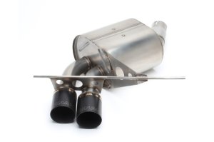 BMW 135is Performance Exhaust - Rear - Dinan - Axle Back, Freeflow - Black - 2013