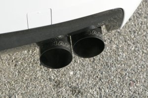 BMW 550i xDrive Performance Exhaust - Dinan - Axleback, Freeflow - Black - `11-`16