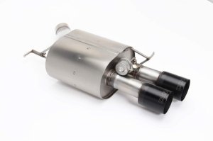 BMW M5 Performance Exhaust - Dinan - Axle-Back, Freeflow, Black Tips, Helmholtz Chamber, Butterfly Valve - Black - `12-`16