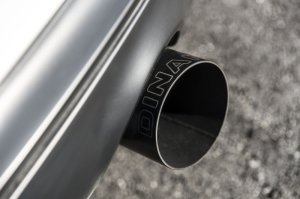 BMW M235i Performance Exhaust - Dinan - Axleback, Black Tips, Freeflow - Black - `14-`16