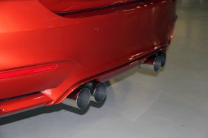BMW M3 Performance Exhaust - Dinan - Axleback Freeflow - Black - `15-`20