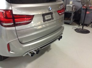 BMW X6 M Performance Exhaust - Dinan - Axleback, Freeflow - Polished - `15-`19